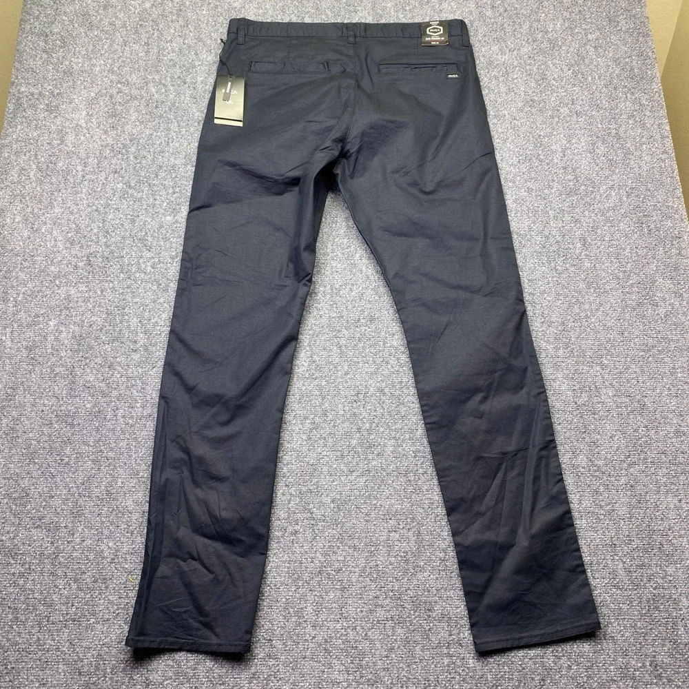 RVCA Daggers Tech Chino 2 Mens Slim Fit Pants‎ Black AVYNP00214 Size 34 NWT